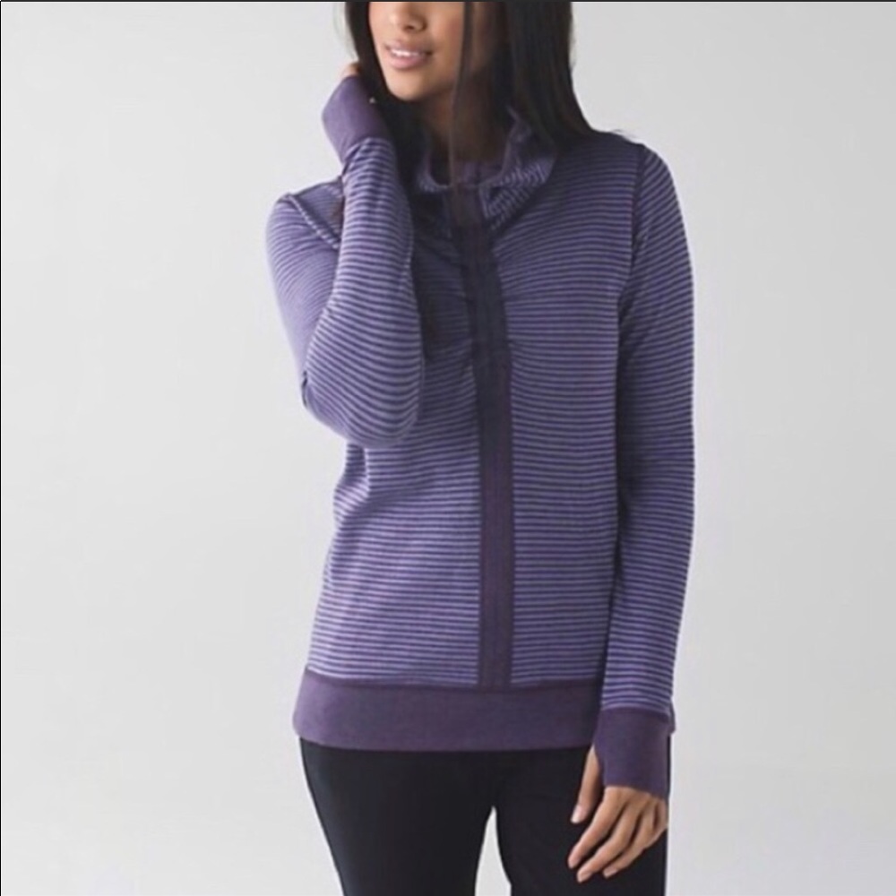 Lululemon reversible in a cinch sweater.